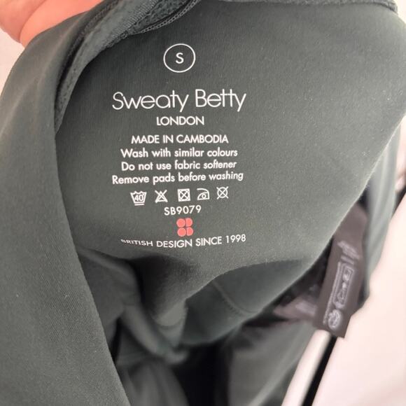 Sweaty Betty Super Soft Short Bodysuit - Size S - Green - Picture 6 of 7